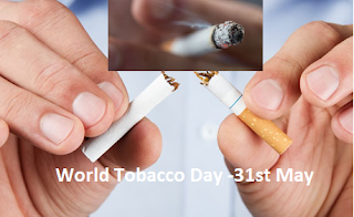 World Tobacco Day - 31st May -Tobacco Breakes Hearts
