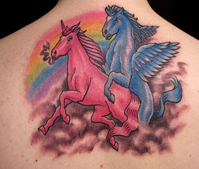Unicorn Love Making Tattoo