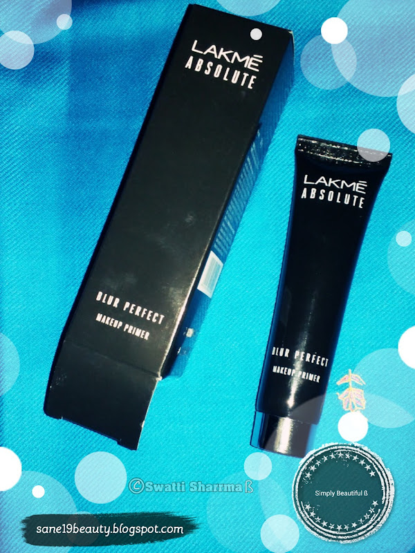 Review of Lakmé Absolute Blur Perfect Makeup primer - Appearance