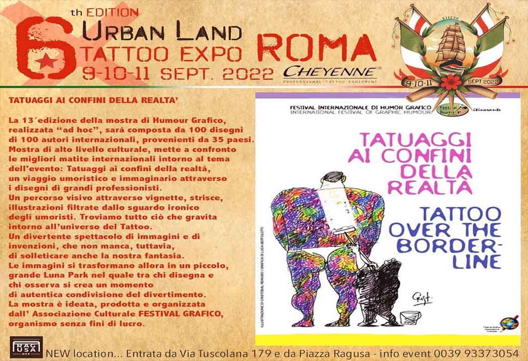 Participants of the International Festival of Graphic Humor "Tattoo over the border line" in Roma