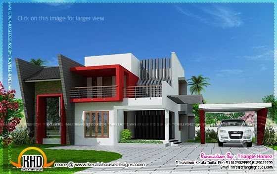 After renovation house plan, Kerala