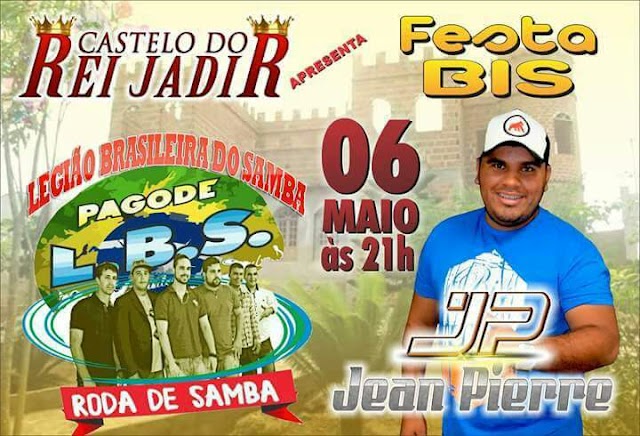 AGENDA DE SHOWS DO CANTOR JEAN PIERRE 