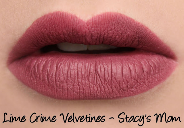 Lime Crime M$LF Velvetines Collection - Stacy's Mom Swatches & Review