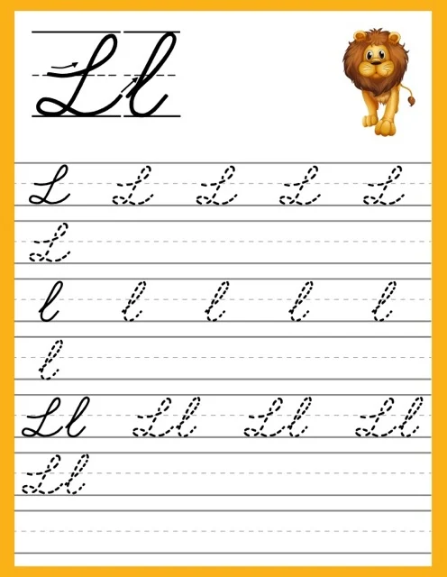 Cursive Alphabet Trace