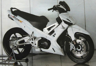 modifikasi motor supra x 125