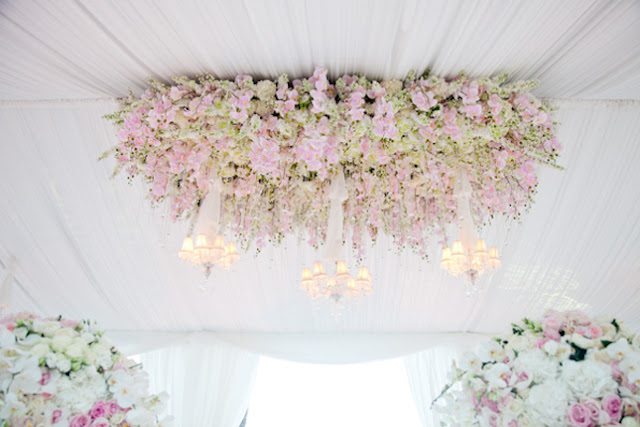 Wedding Flower Chandelier