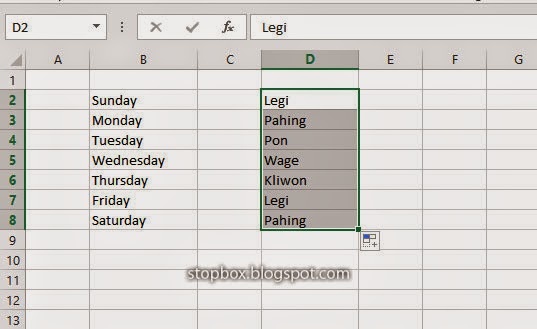 Membuat Custom List Otomatis di MS Excel