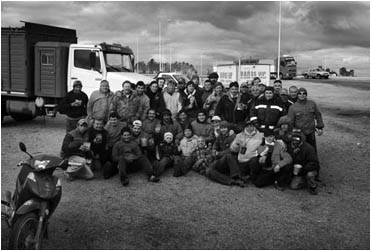 Protesta de camioneros 2008