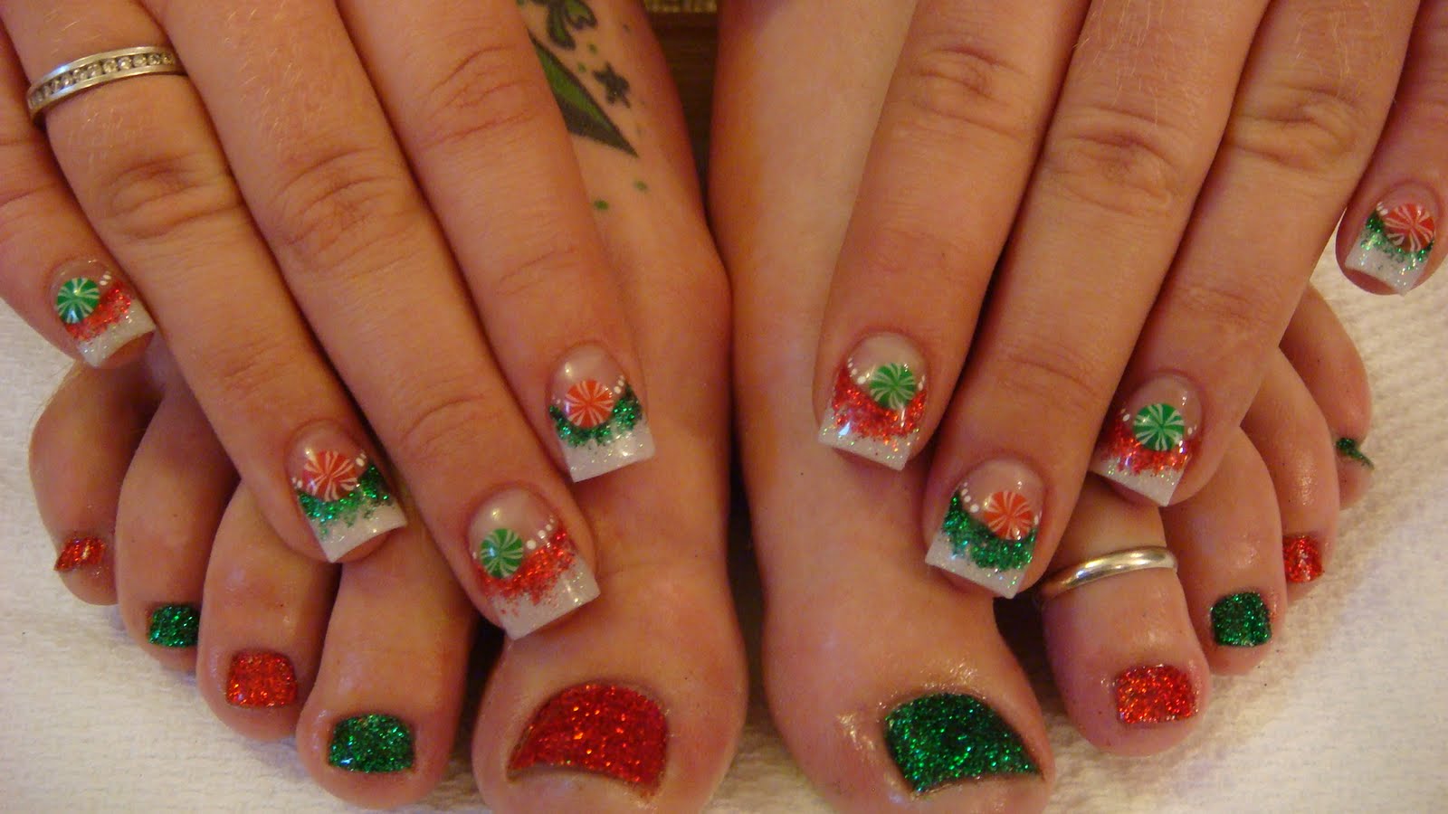 christmas nail designs