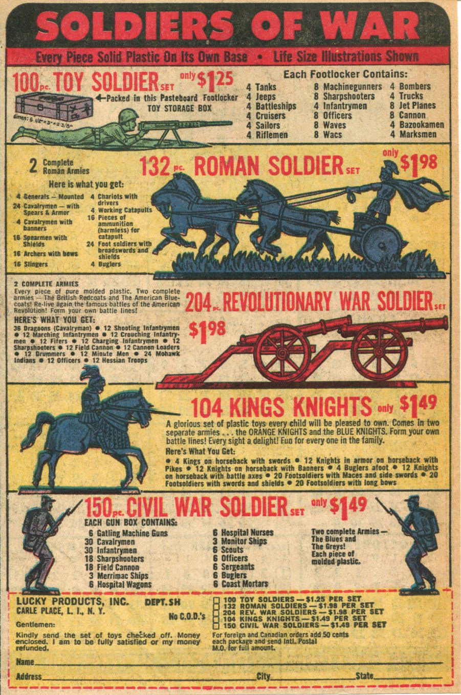 Doug S Soldiers Comic Book Toy Soldiers Lucky Toys 104 King S Knights Set