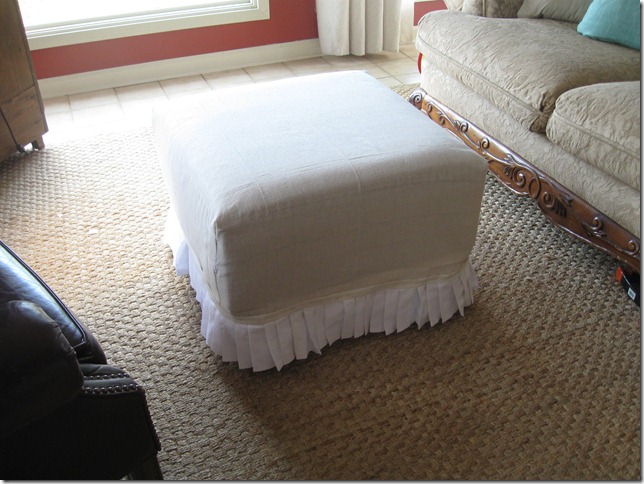 slipcovered ottoman 003