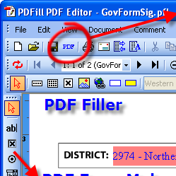 برنامج تحرير ملفات البي دي اف PDFill PDF Editor