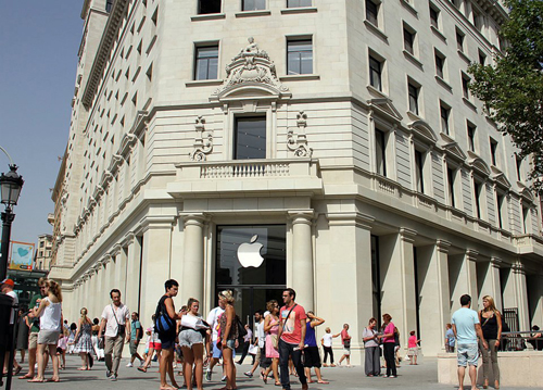 ... barcelona vÃ­deo inauguraciÃ³n apple store barcelona passeig de