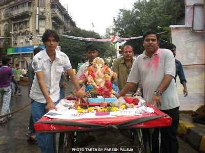 Ganpati Visharajan Darshan Girgaum Chaupati  Dt. 11-09-2011