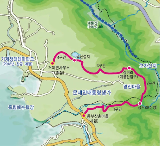 거제시-역사문화탐방길-지도-경로