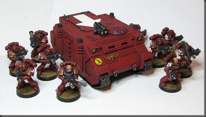 space marine rhino [with squad]