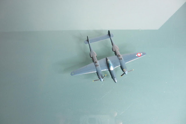 1/114 Lockheed F-5 P-38 Lightning Saint Exupery diecast metal aircraft miniature