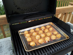 Cooking Meatballs on the Grill