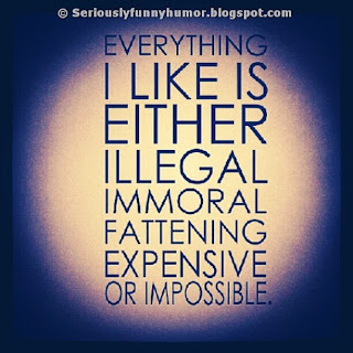 Everything is Illegal, Immoral, Fattening, Expensive, or Impossible!