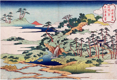 Ukiyo-e. Träsnitt. Hokusai.