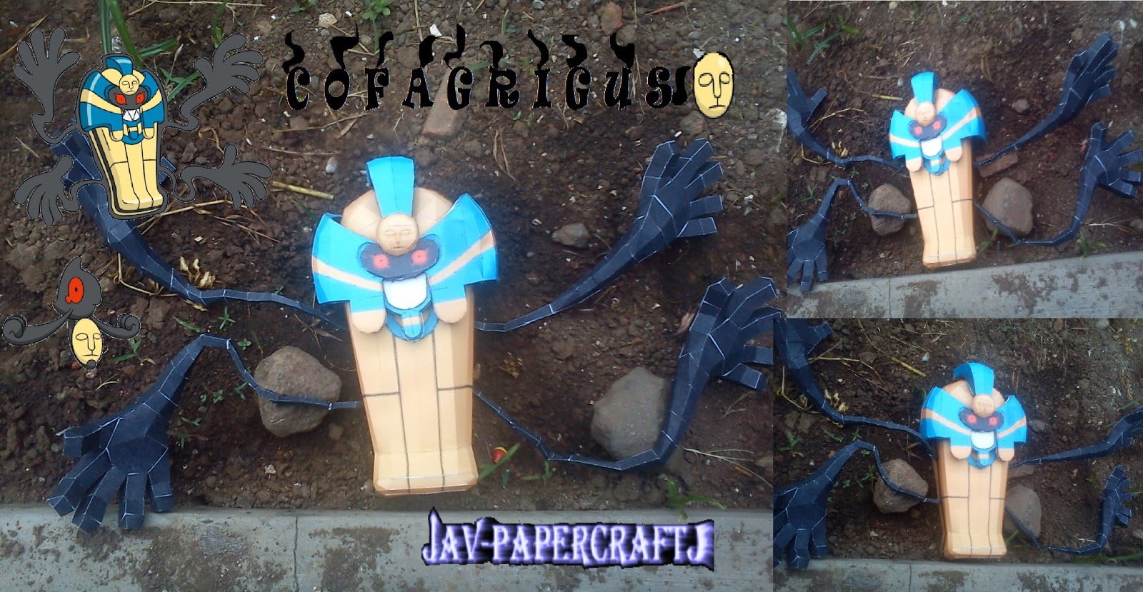 Pokemon Cofagrigus Papercraft