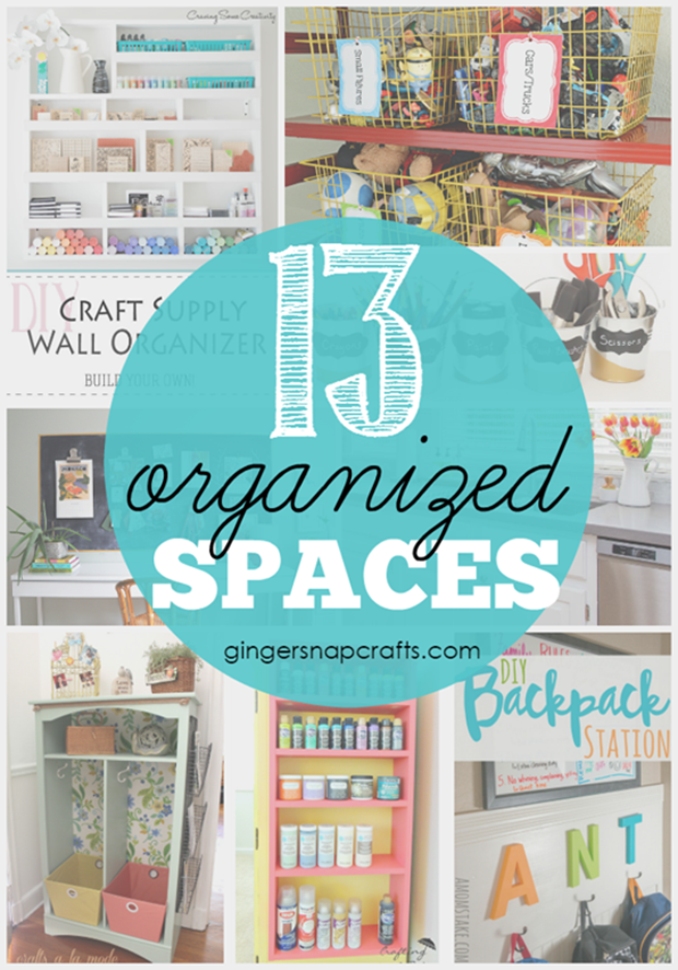 13 Organized Spaces at GingerSnapCrafts.com #organize #linkparty #features_thumb[1]