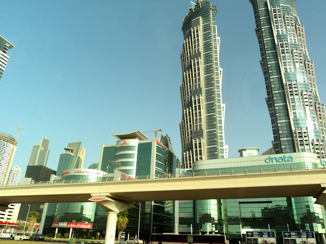 View of the Emirates Park Towers Hotel & Spa - Dubai, UAE