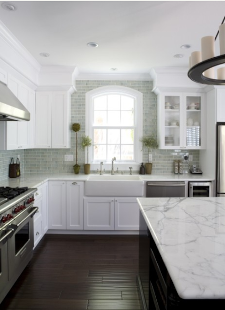 White Granite Kitchen Countertops