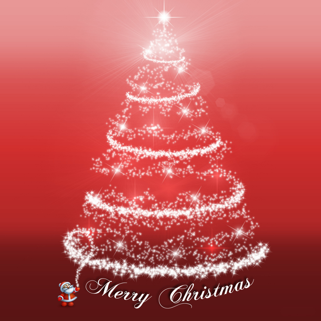 Christmas Tree Background for iPad | Free iPad Retina HD Wallpapers