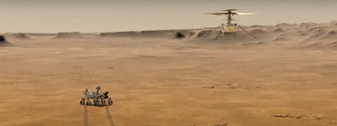 Primeiro voo do helicóptero Ingenuity em Marte deve ser em abril, afirma Nasa.