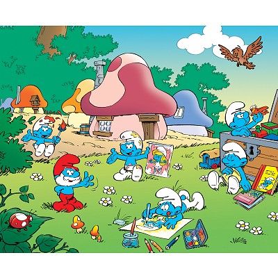 smurfs hq wallpaper,smurfs movie,smurfs cartoon,smurfs characters,smurfs wallpaper,papa smurfcartoon, character, ,smurf face