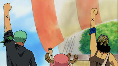 Zoro, Chopper and Usopp