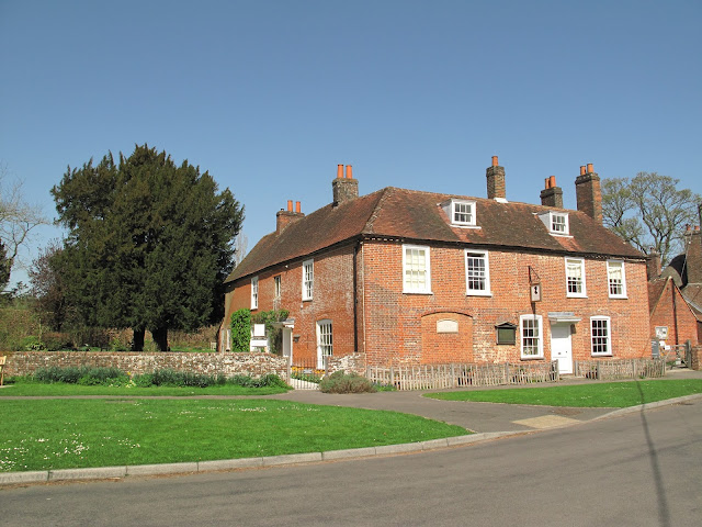 Jane Austen's House Museum glowing in the spring sunshine!