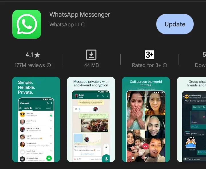 How to update WhatsApp to use HD photos sharing mode