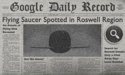 Roswell UFO Incident Google Doodle