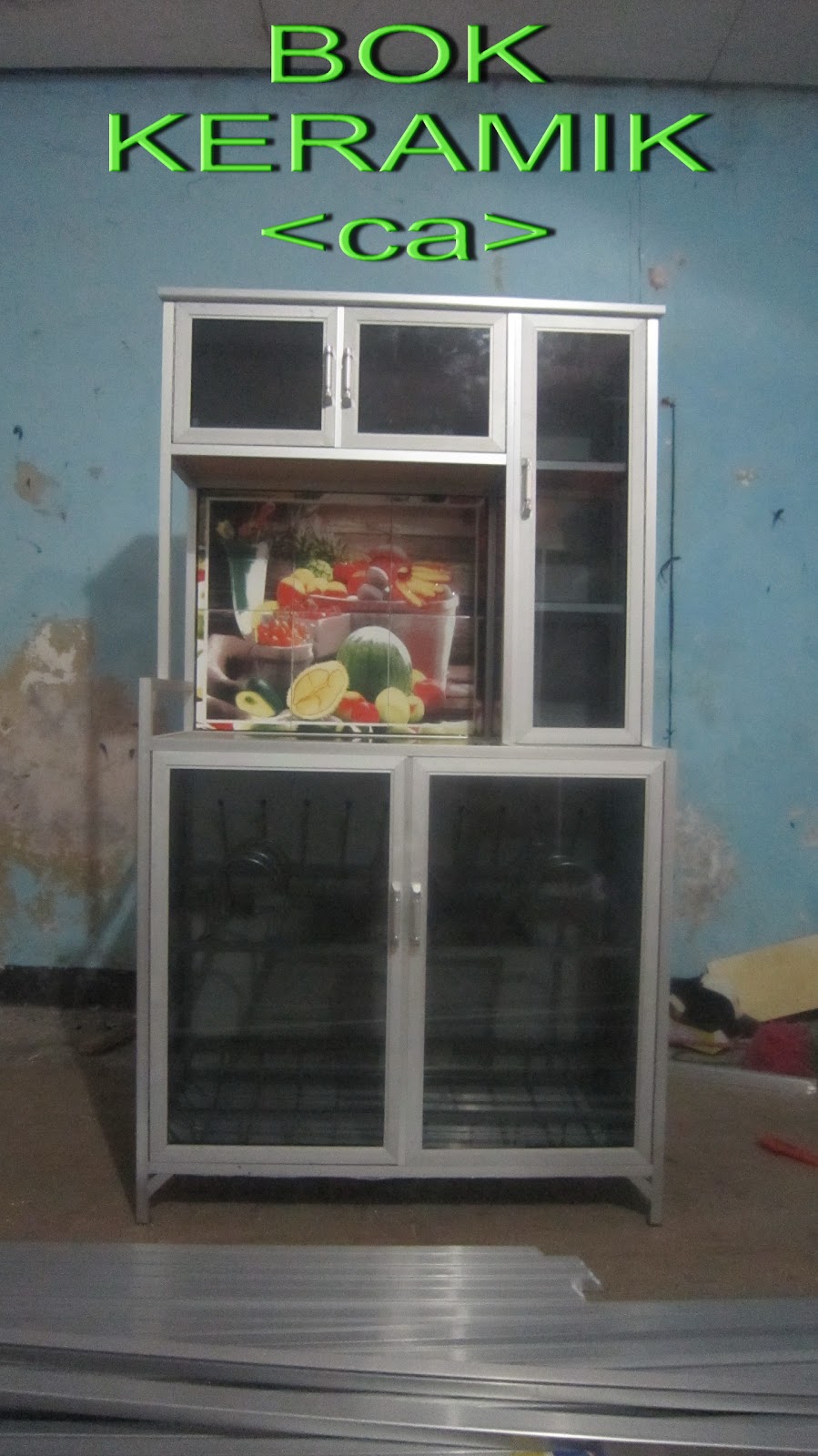  karya  aluminium  rak  piring 