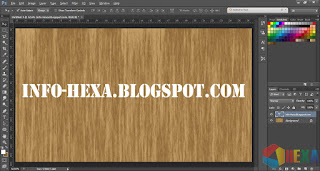 membuat efek pahatan kayu dengan menggunakan photoshop cs 6 portable