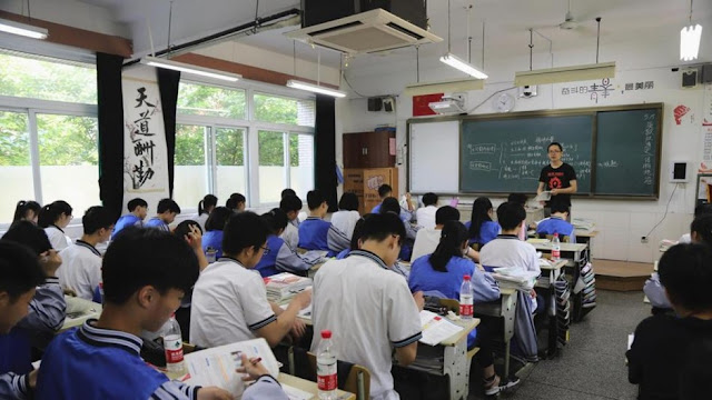 Middle school in China