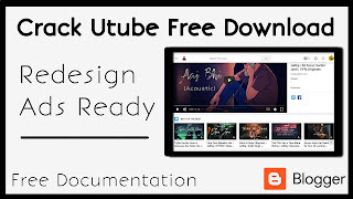 Crack UTube Template For Blogger For Free