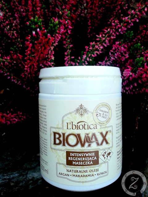 L'biotica, BIOVAX, intensywnie regenerująca maseczka z olejami arganowym, makadamia, kokosowym