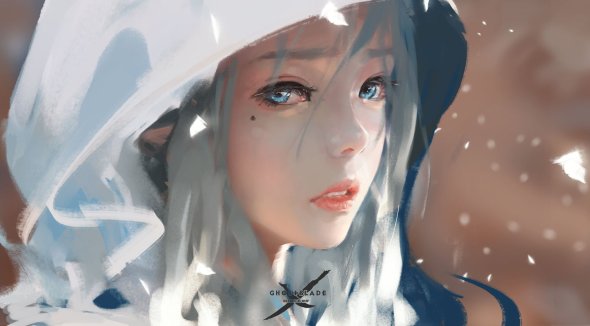 Wang Ling wlop deviantart ilustrações mulheres orientais fantasia realista beleza