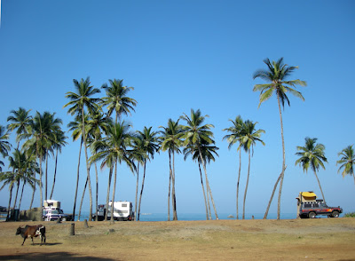 View towards the sea.