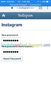 Lupa Password Instagram