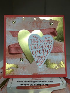 Stampin' Up! Sure Do Love You Bundle Gold Foil Cardstock Painted with Love Speciality Designer Series Paper