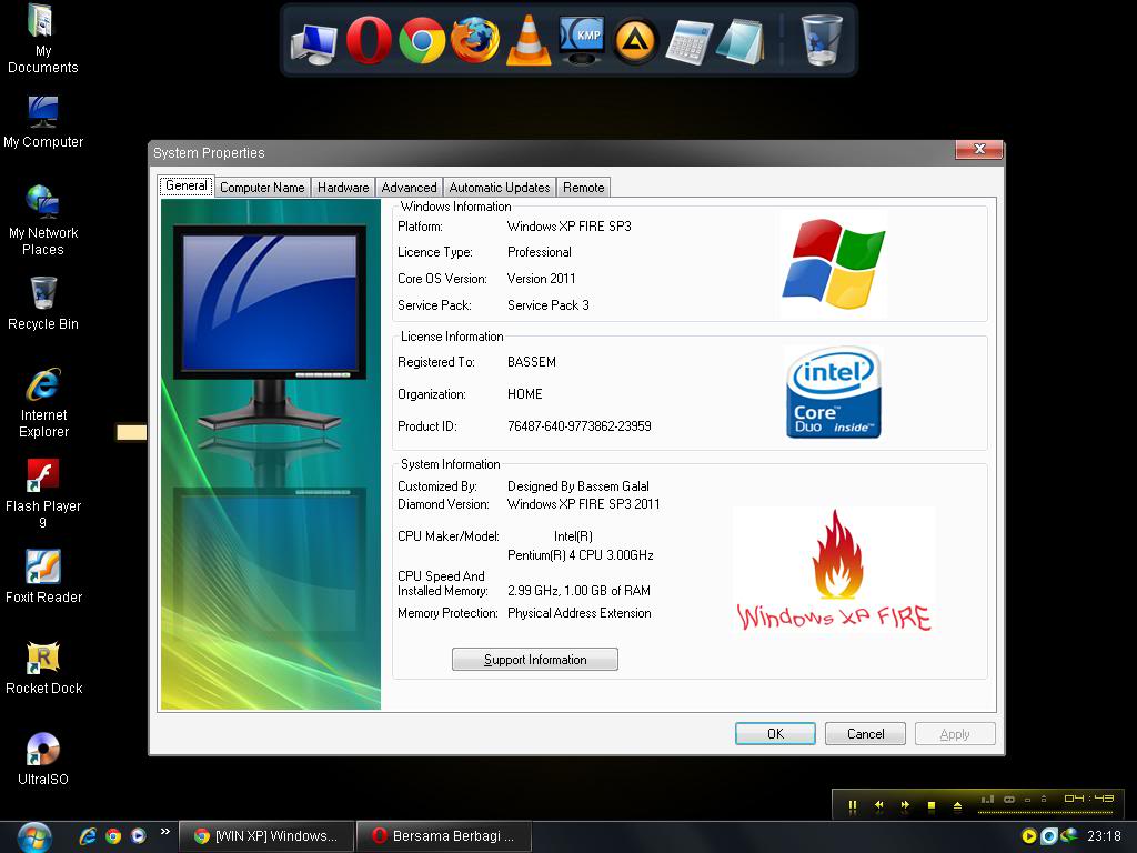 Windows XP Fire - CHSITMHERz