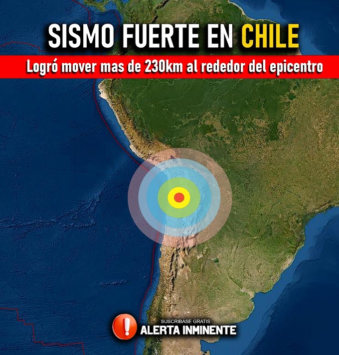 sismo moderado alto en Chile se percibió hasta Argentina 5.8 