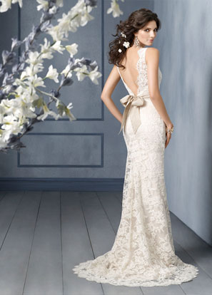 Gorgeous open back wedding dress collection by Jim Hjelm