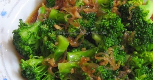 My Kuali: Brokoli goreng bersos tiram