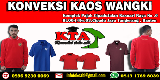 Alamat Konveksi Kaos Wangki Bordir Murah Bekasi