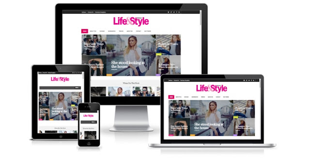 Life&Style Magazine Newspaper Blogger Templates themes